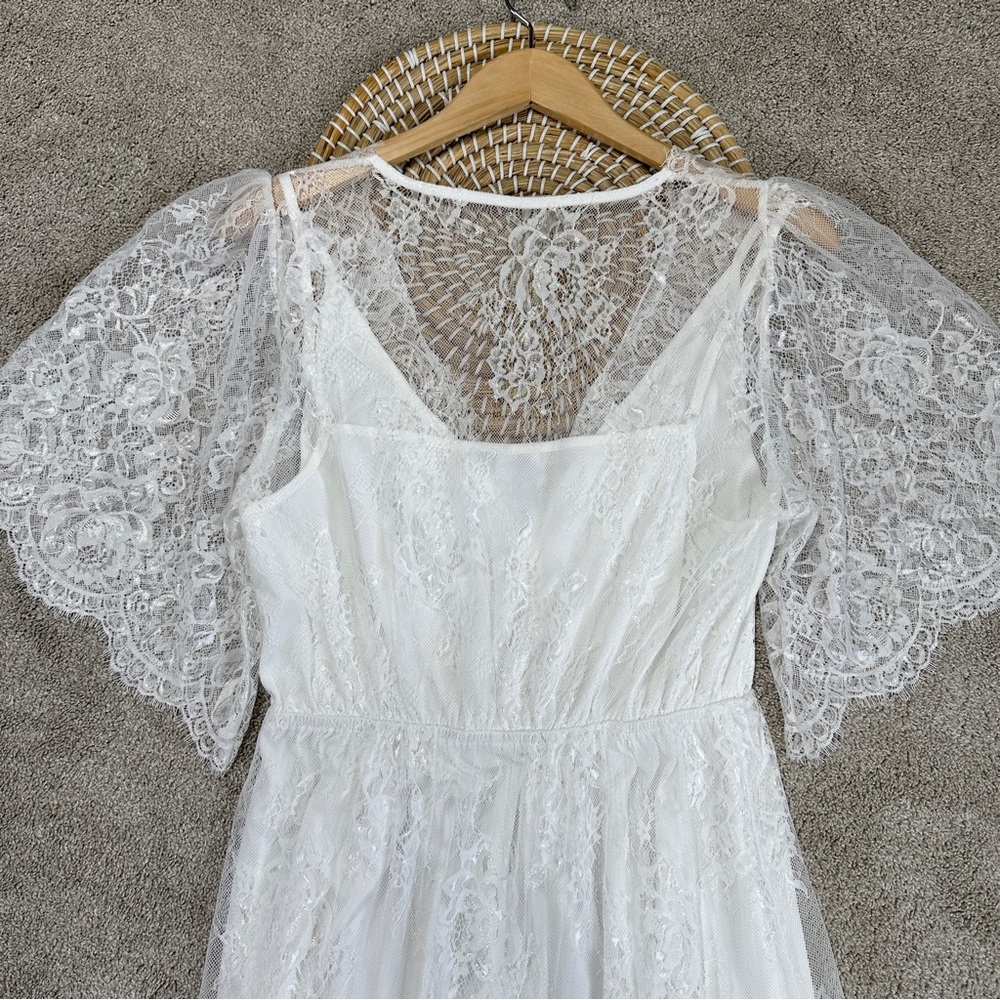Baltic Born White Lace Maxi Dress - Picture 10 of 15